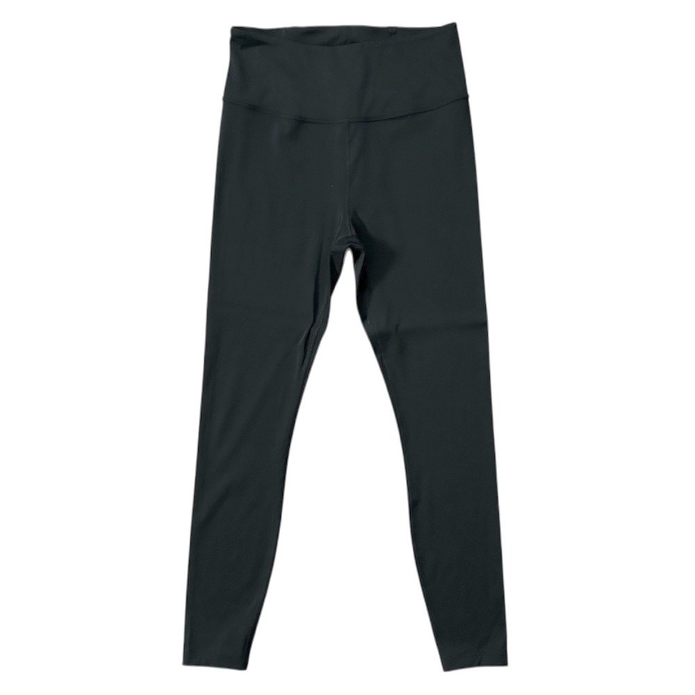 ALALA High Rise Designer Classic Solid Black 7/8 Leggings Size Medium